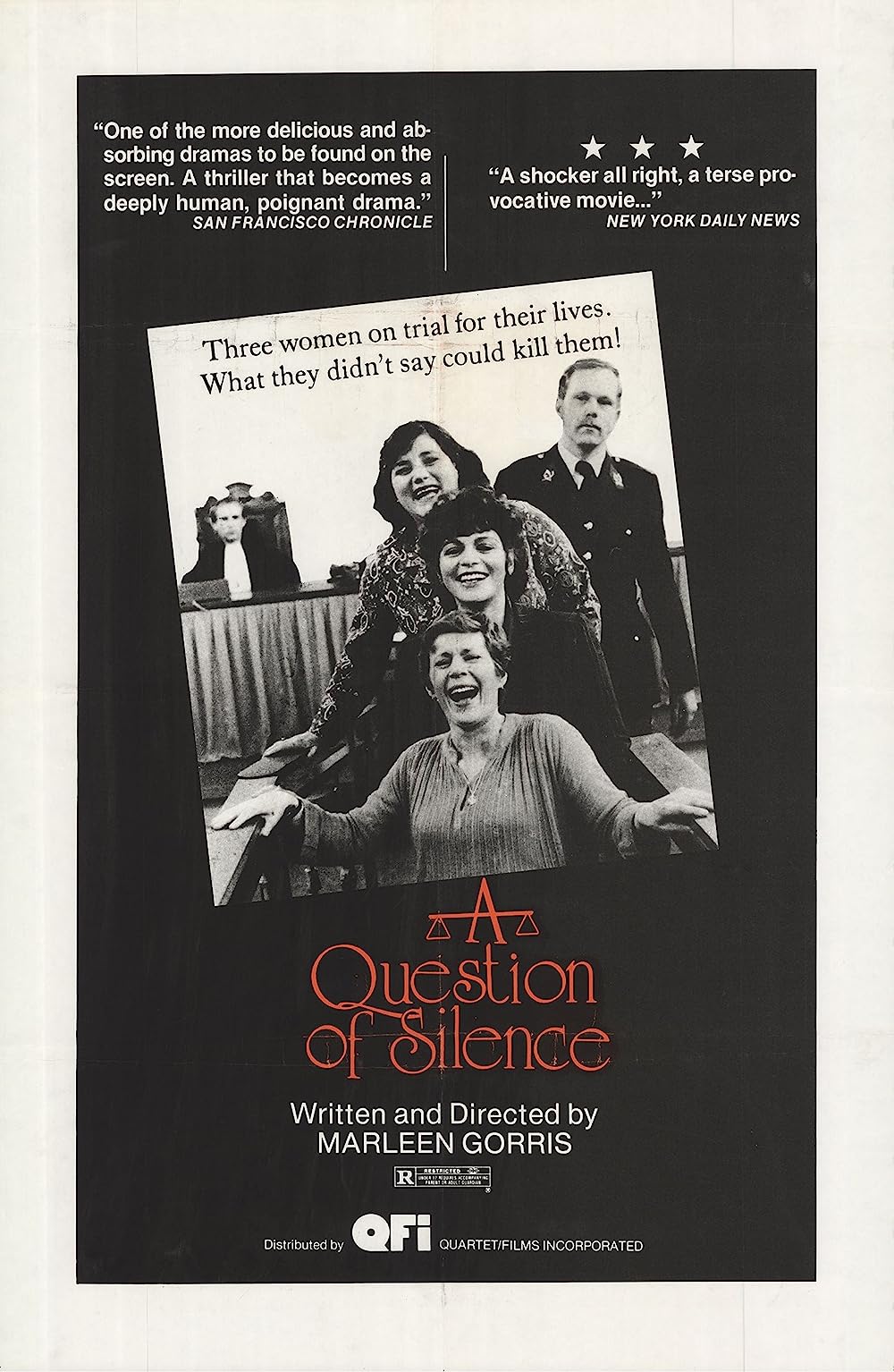 The Films of Marleen Gorris: A QUESTION OF SILENCE (1982)