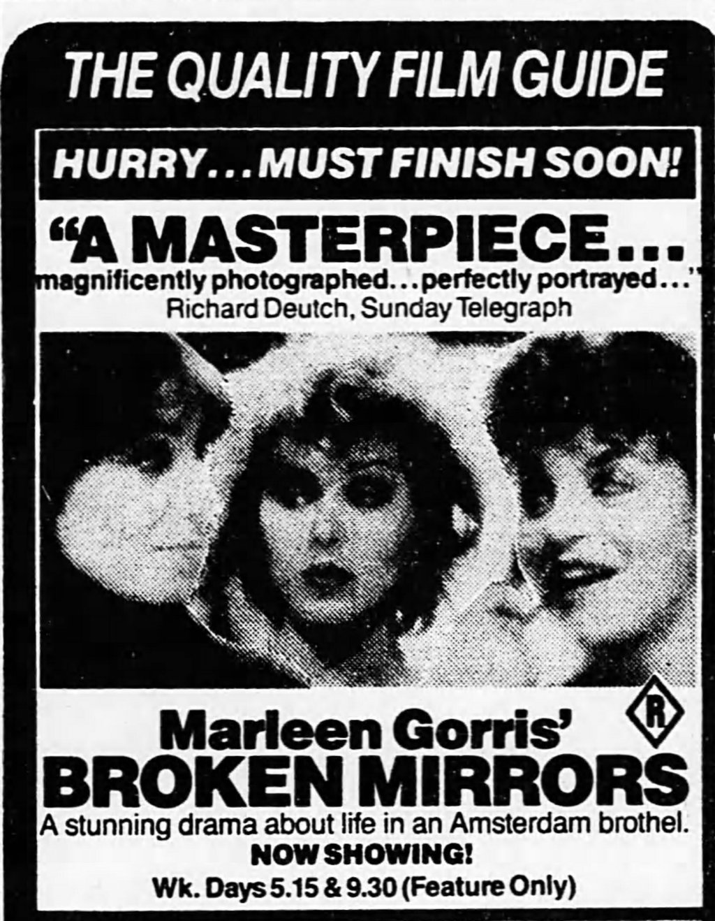 The Evil That Men Do: Marleen Gorris’ BROKEN MIRRORS (1984)